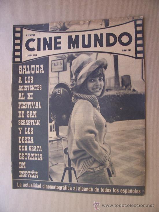Cinema: CINE MUNDO - N&ordm; 540 - ACTUALIDAD CINEMATOGR&Aacute;FICA MUNDIAL - 1963
