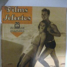 Cine: FILMS SELECTOS.Nº 207. 29 DE SEPTIEMBRE DE 1934. PORTADA DE RUBY KEEKER Y DICK POWELL. Lote 28886313