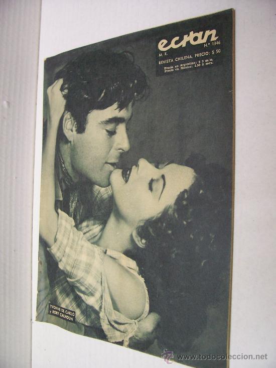 Cinema: ECRAN - N&ordm; 1346 -  REVISTA DE CINE CHILENA - AVA GARDNER EN CONTRAPORTADA