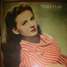 Cine: REVISTA PRIMER PLANO. Nº431. 1949 - JEANNE CRAIN, JPHN PAYNE, ANN SHERIDAN, CLIFTON WEBB. Lote 29046278