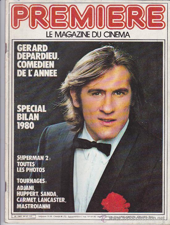 Cinema: MAGAZINE PREMIERE 1980 N&ordm;45 (GERARD DEPARDIEU) FRANCE