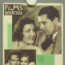 Cine: ON09 CARY GRANT RANDOLPH SCOTT CLAIRE TREVOR REVISTA ESPAÑOLA FILMS SELECTOS MAYO 1934