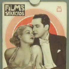 Cine: ON18 GLORIA STUART RAUL ROULIEN REVISTA ESPAÑOLA FILMS SELECTOS JULIO 1933