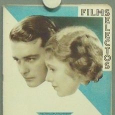 Cine: ON21 JANET GAYNOR LEW AYRES MARLENE DIETRICH REVISTA ESPAÑOLA FILMS SELECTOS ABRIL 1933