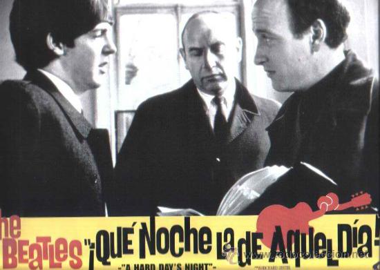 Kino: THE BEATLES POSTER QUE NOCHE LA DE AQUEL DIA
