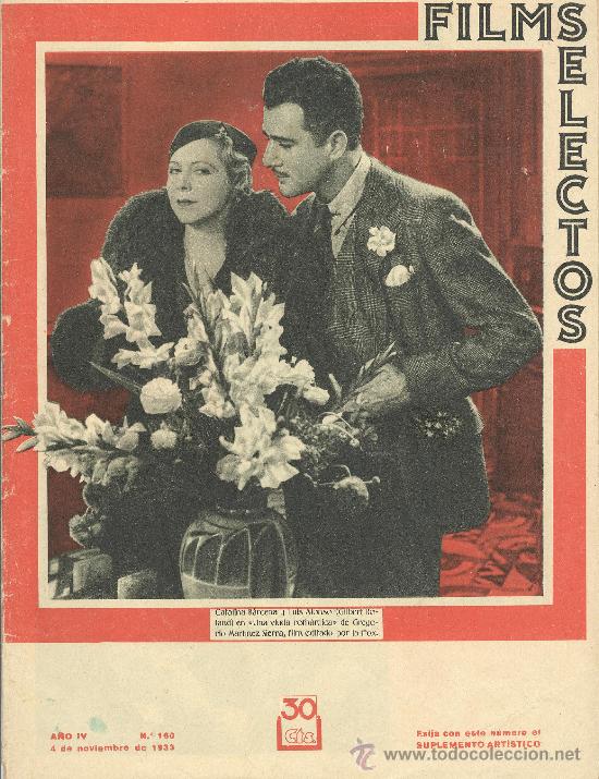 Cine: films selectos a&ntilde;o 1933, n&ordm; 160. - Foto 1