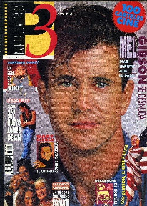 Cin&eacute;ma: revista cine PANTALLA 3 n&ordm; 120 MEL GIBSON Fichas pel&iacute;culas