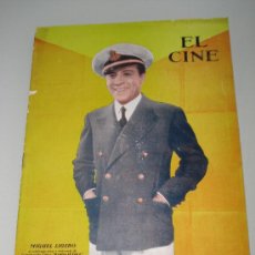 Cine: ANTIGUA REVISTA **EL CINE** SEMANARIO CINEMATOGRAFICO ESPAÑOL CON MIGUEL LIGERO Nº 24 DE 1935