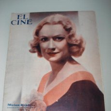 Cine: ANTIGUA REVISTA **EL CINE** SEMANARIO CINEMATOGRAFICO ESPAÑOL CON MIRIAN HOPKINS Nº 23 DE 1933