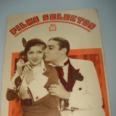 Cine: ANTIGUA REVISTA FILMS SELECTOS CON MEG LEMONNIER DE Nº 97 DE 1932