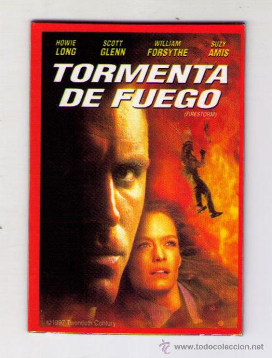 Kino: TORMENTA DE FUEGO - HOWIE LONG - REPRODUCCION FOLLETO DE MANO IMANTADO - 7 X 5 CMS.