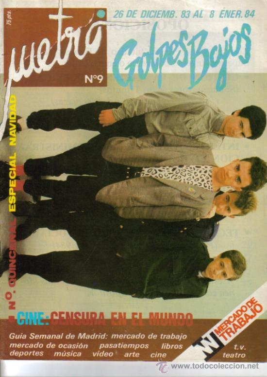 Cinema: MAGAZINE METRO 1984 N&ordm;9 (GOLPES BAJOS) SPAIN