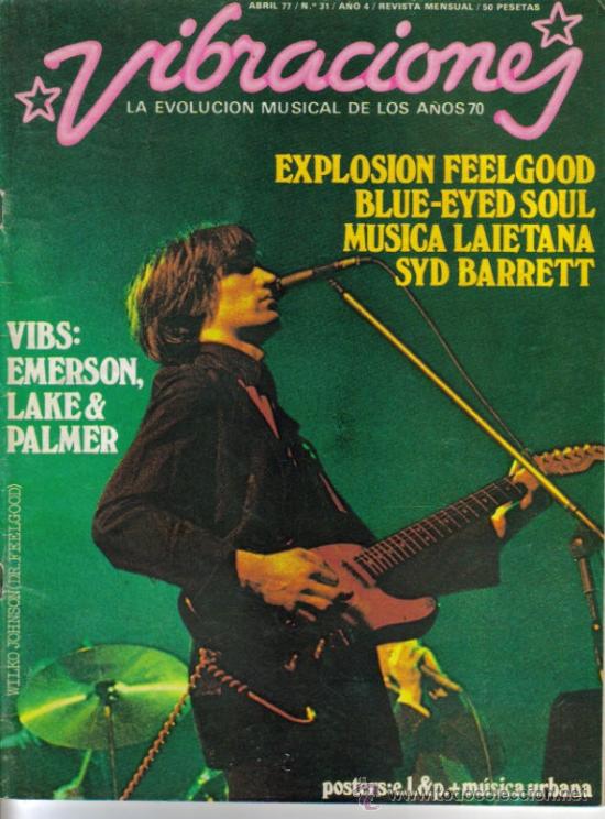 Cinema: MAGAZINE VIBRACIONES 1977 N&ordm;31 (EMERSON LAKE & PALMER) SPAIN