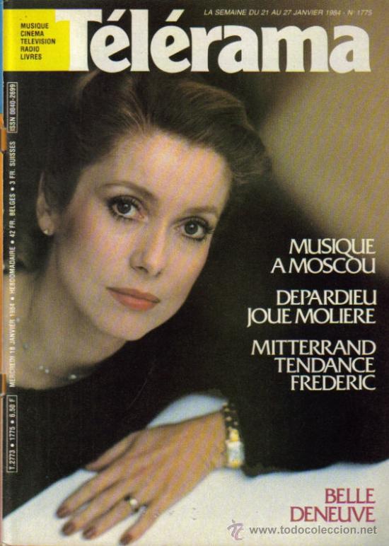 Cinema: MAGAZINE TELERAMA 1984 N&ordm;1775 (BELLE DENEUVE) FRANCE