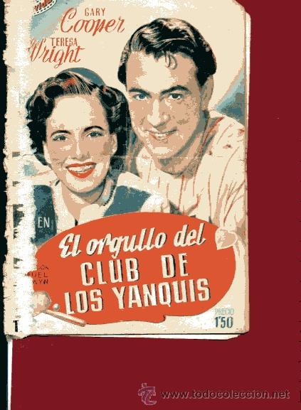 Cine: el ORGULLO DEL CLUB DE LOS YANQUIS  revista cine mal estado