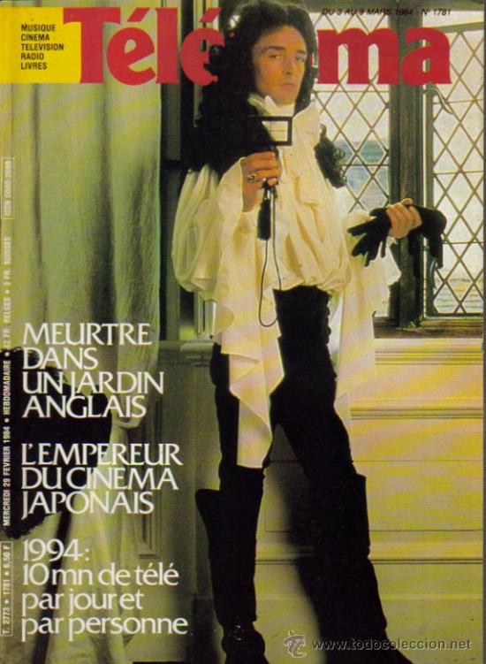 Cine: MAGAZINE TELERAMA 1984 (BOB BOSSE + FRANCOIS TRUFFAUT) FRANCE
