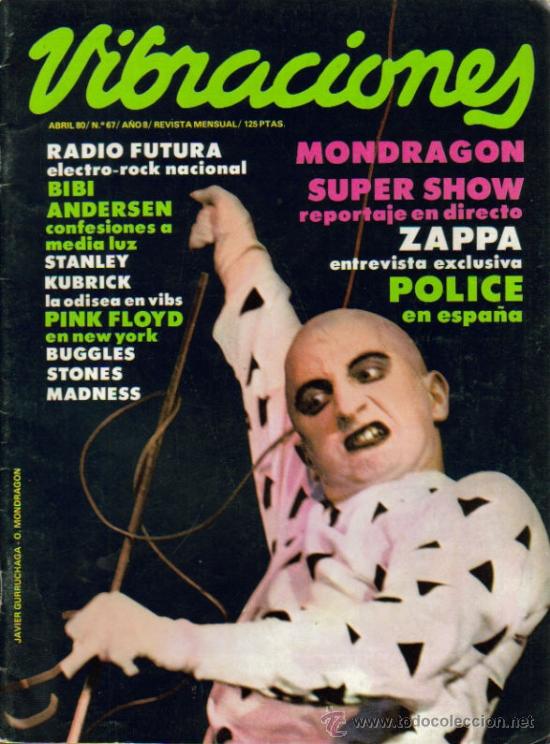 Cine: MAGAZINE VIBRACIONES 1980 N&ordm;67 (ORQUESTA MONDRAGON) SPAIN