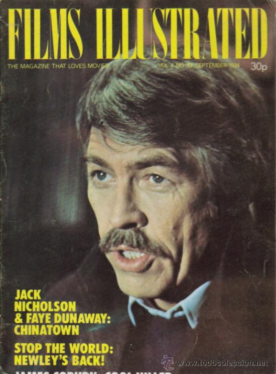 Cine: MAGAZINE FILMS ILLUSTRATED 1974 N&ordm;37 VOLUMEN 4 8 (JAMES COBURN)