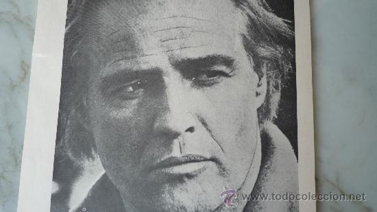 Cine: Actor cine MARLON BRANDO / L&aacute;mina Cartel Fotograf&iacute;a Fotograma EL ROSTRO IMPENETRABLE 1961