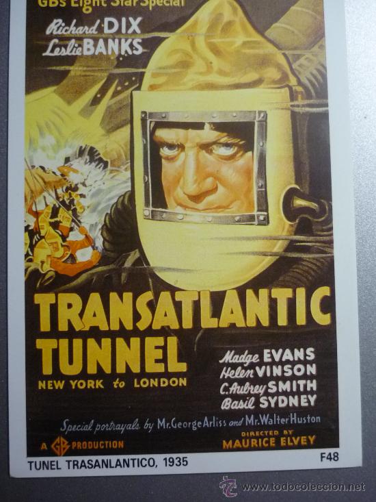 Kino: REPROD.CARTEL TUNEL TRANSATLANTICO