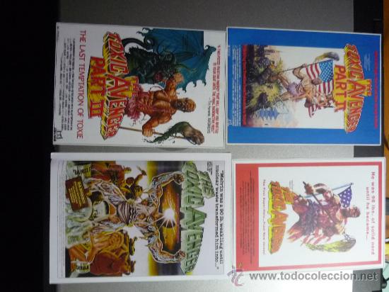 Kino: LOTE 4 CARTELES PELICULAS THE TOXIC AVENGE