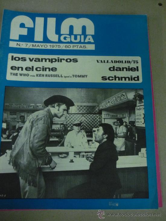 Cinema: revista film guia n&ordm; 7 - mayo 1975 - los vampiros en el cine - fest. valladolid 1975