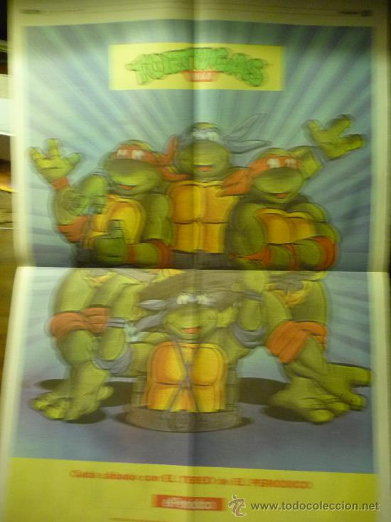 Cinema: POSTER CENTRAL EL PERIODICO DE LAS TORTUGAS NINJA A&Ntilde;O 1990