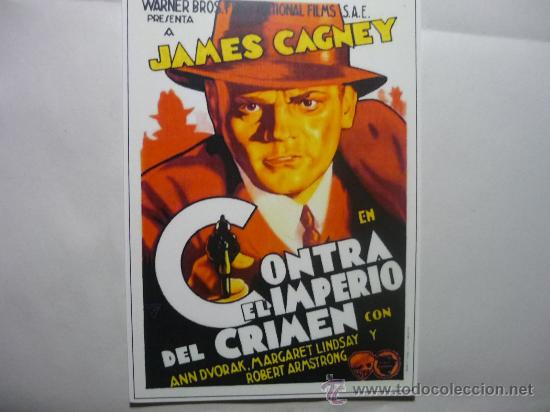 Kino: REPRODUCCION CARTEL PELICULA CONTRA EL IMPERIO DEL CRIMEN  15 X 10