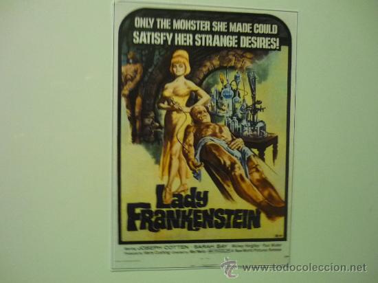 Cine: FOLLETO CINE LADY FRANKENSTEIN -EXTRANJERO