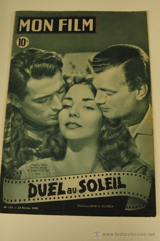 Cinema: duelo al sol - revista francesa mon film - 16 pag. - monografico del film