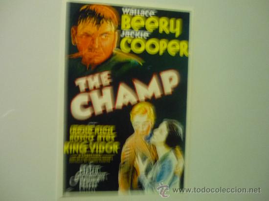 Kino: PELICULA CARTEL EXTRANGERO THE CHAMP 15X10