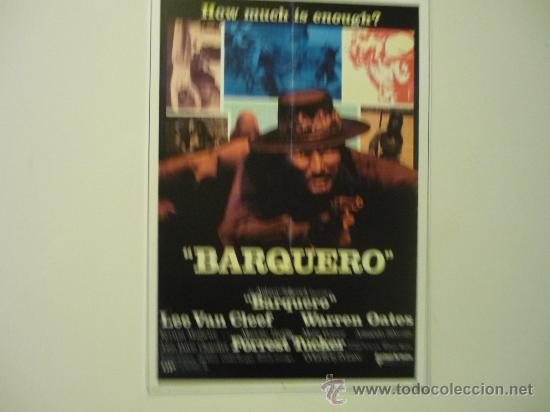 Kino: REPRODUCC.CARTEL EXTRANGERO BARQUERO.-