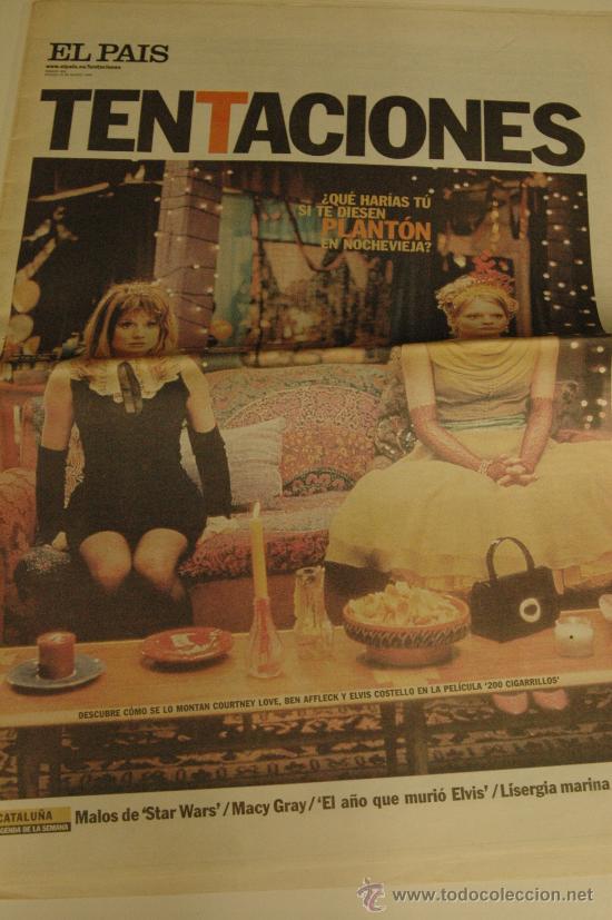 Cinema: suplemento el pais tentaciones 20 ag. 1999 - los malos de star wars