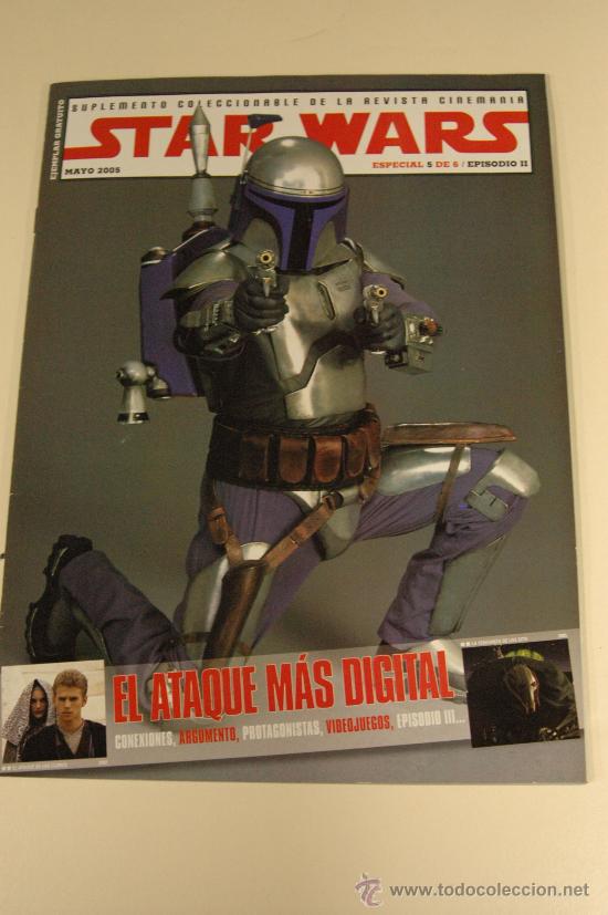 Cinema: suplemento revista cinemania - mayo 2005 - star wars episodio 2