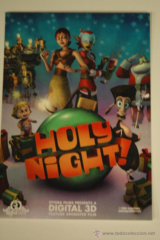 Kino: postal de cine - holy night 3d - animacion