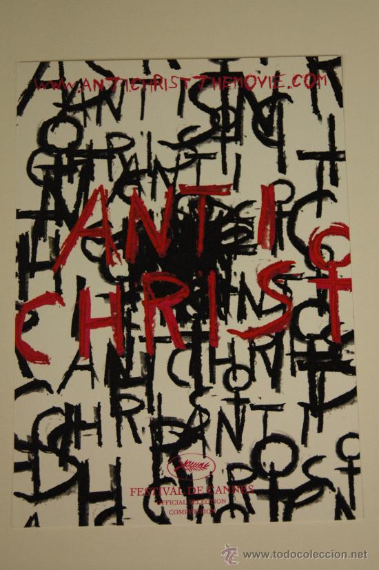 Kino: postal de cine - anti christ - adhesivo - lars von trier