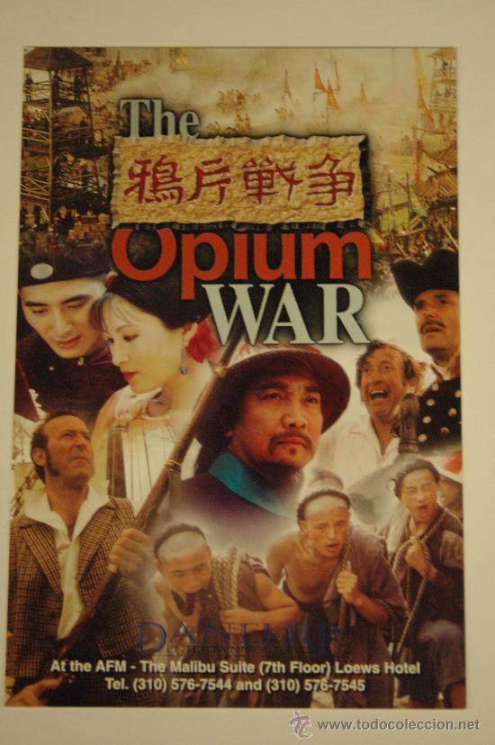 Kino: postal de cine - opium war - la guerra del opio - xie jin
