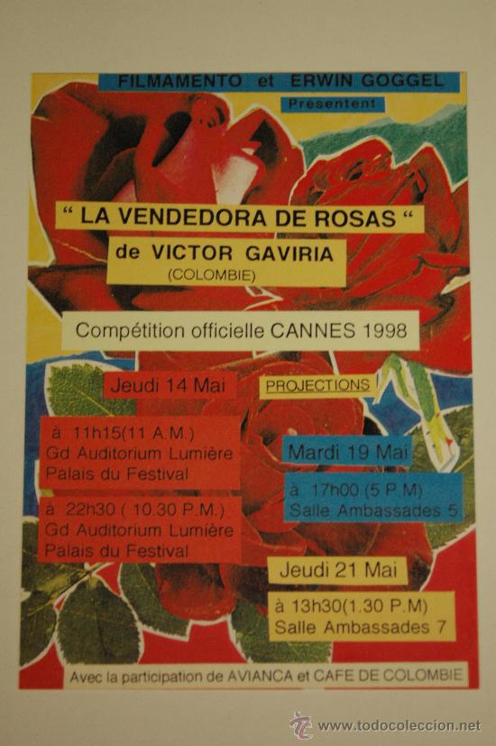 Kino: postal de cine - la vendedora de rosas - victor gaviria