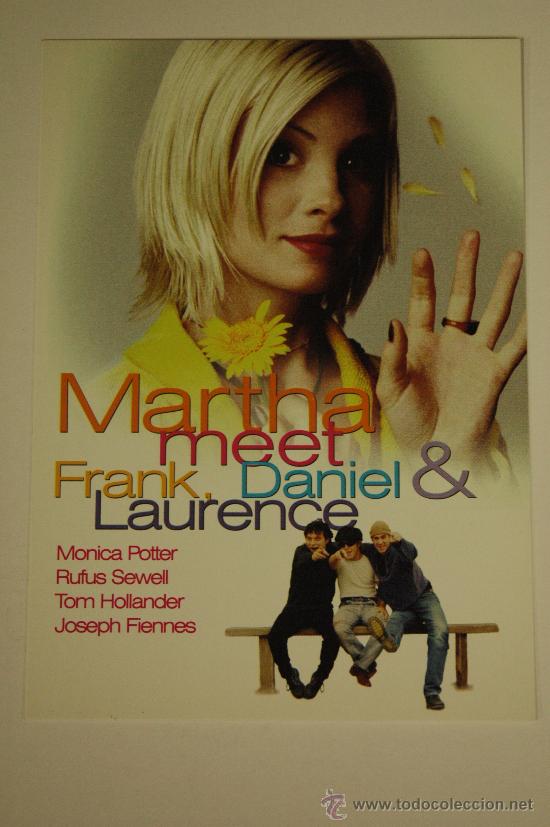 Kino: postal de cine - martha meet frank daniel & laurence - monica potter - gael garcia bernal