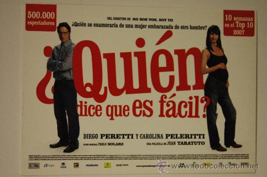 Kino: postal de cine - quien dice que es facil - diego peretti - juan taratuto