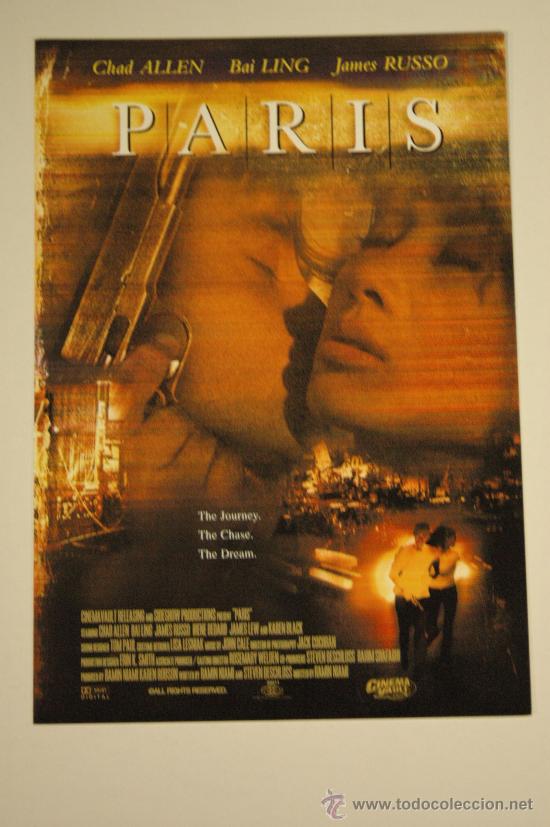 Kino: postal de cine - paris - james russo - bai ling