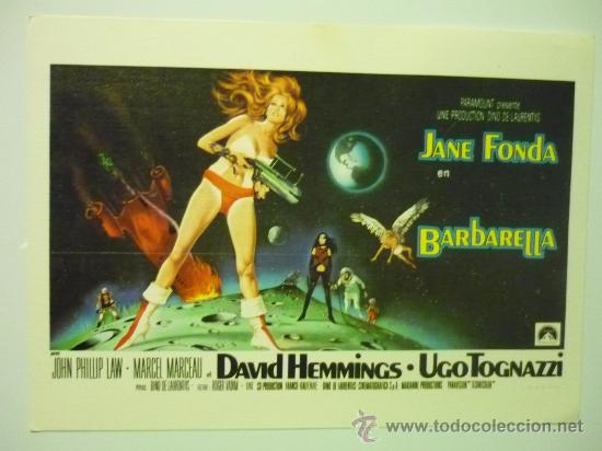 Kino: REPROD. CARTEL PELICULA BARBARELLA .- JANE FONDA