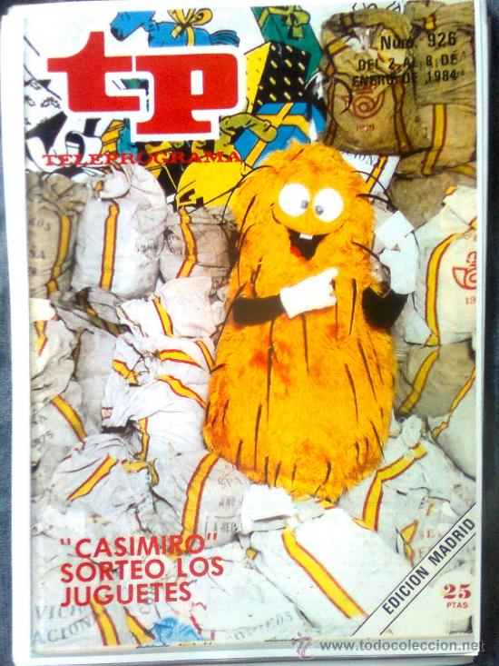 Kino: DAVID MORTON- MIS L&Aacute;mina&acute;S POP - SERIE TP - Casimiro (1983) - CARTULINA A4