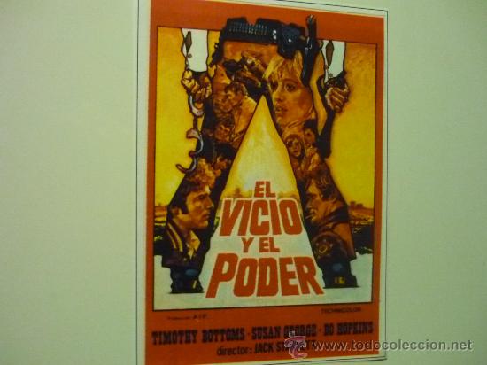 Kino: REPROD.FOLLETO EL VICIO Y EL PODER - TIMOTHY BOTTOMS