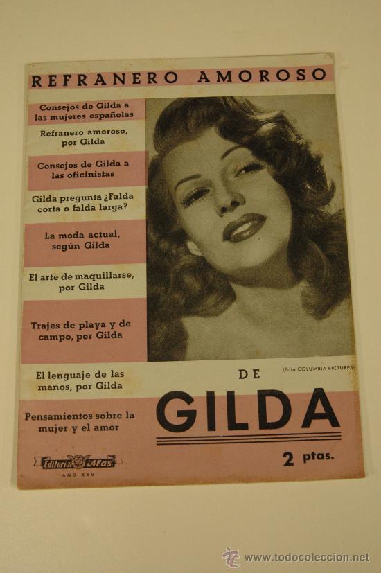 Cinema: revista refranero amoroso de gilda n&ordm; 2 - editorial alas - 16 pag b/n