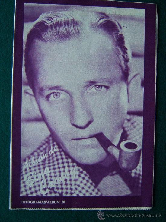 Cinema: ALBUM ACTORES Y ACTRICES - EDITADO POR FOTOGRAMAS - BING CROSBY - N&ordm; 20 - 1980 ? - 1&ordf; EDICION