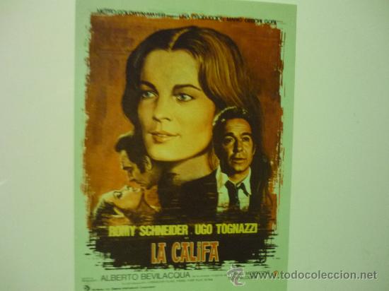 Kino: reprodc.cartel la califa .- somy schneider