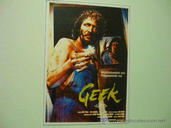 Kino: REPRODUCCION CARTEL PELICULA TERROR GEEK