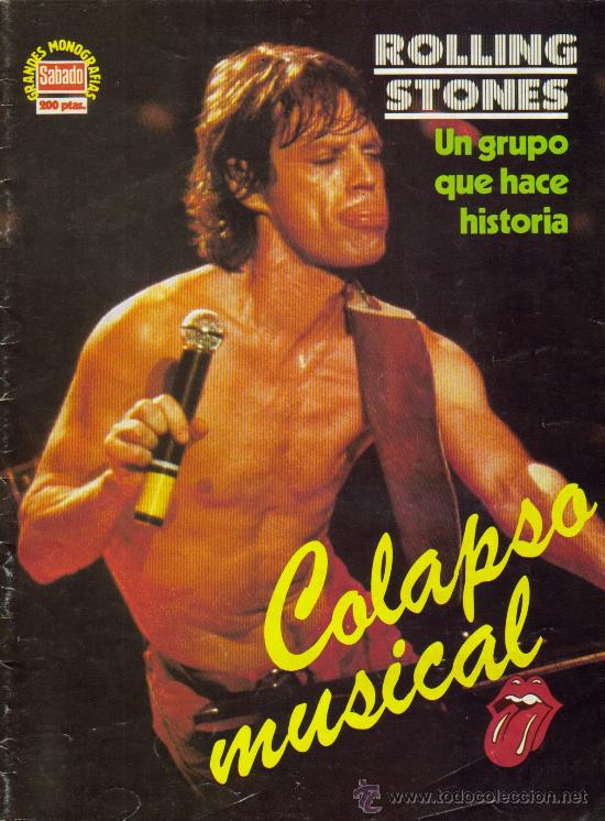 Cinema: MAGAZINE COLAPSO MUSICAL (ROLLING STONES) 1982 SPAIN