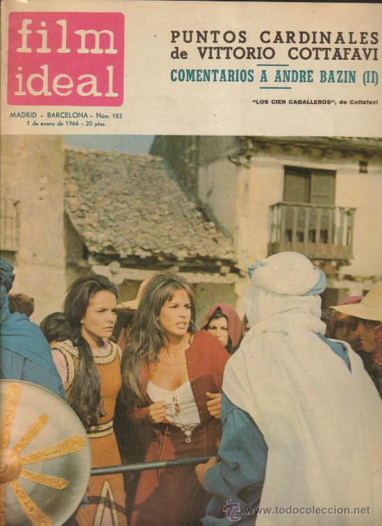 Cinema: MAGAZINE FILM IDEAL 1966 N&ordm;183 SPAIN